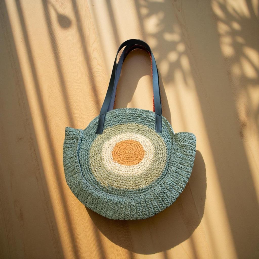 RAFFIA EVIL EYE COLORFUL Esperance