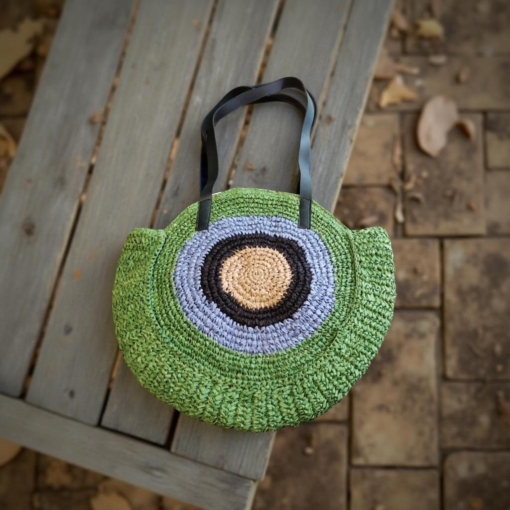 RAFFIA EVIL EYE COLORFUL Esperance