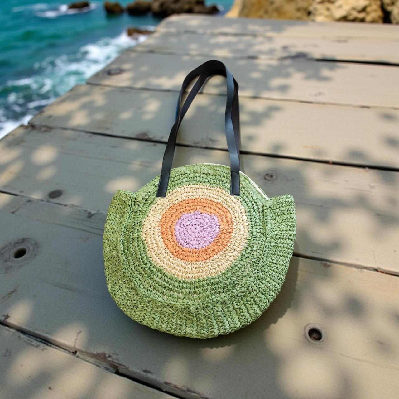 RAFFIA EVIL EYE COLORFUL Esperance