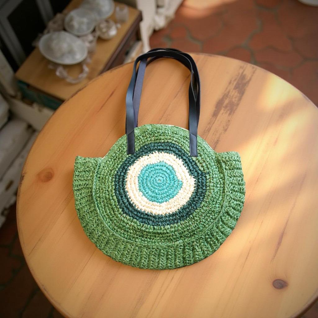 RAFFIA EVIL EYE COLORFUL Esperance