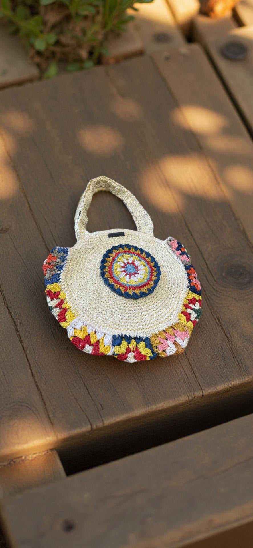 Raffia Round Bag Esperance