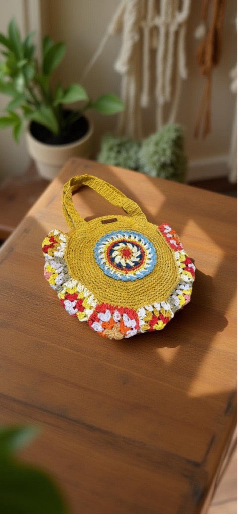 Raffia Round Bag Esperance