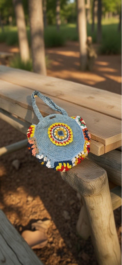 Raffia Round Bag Esperance