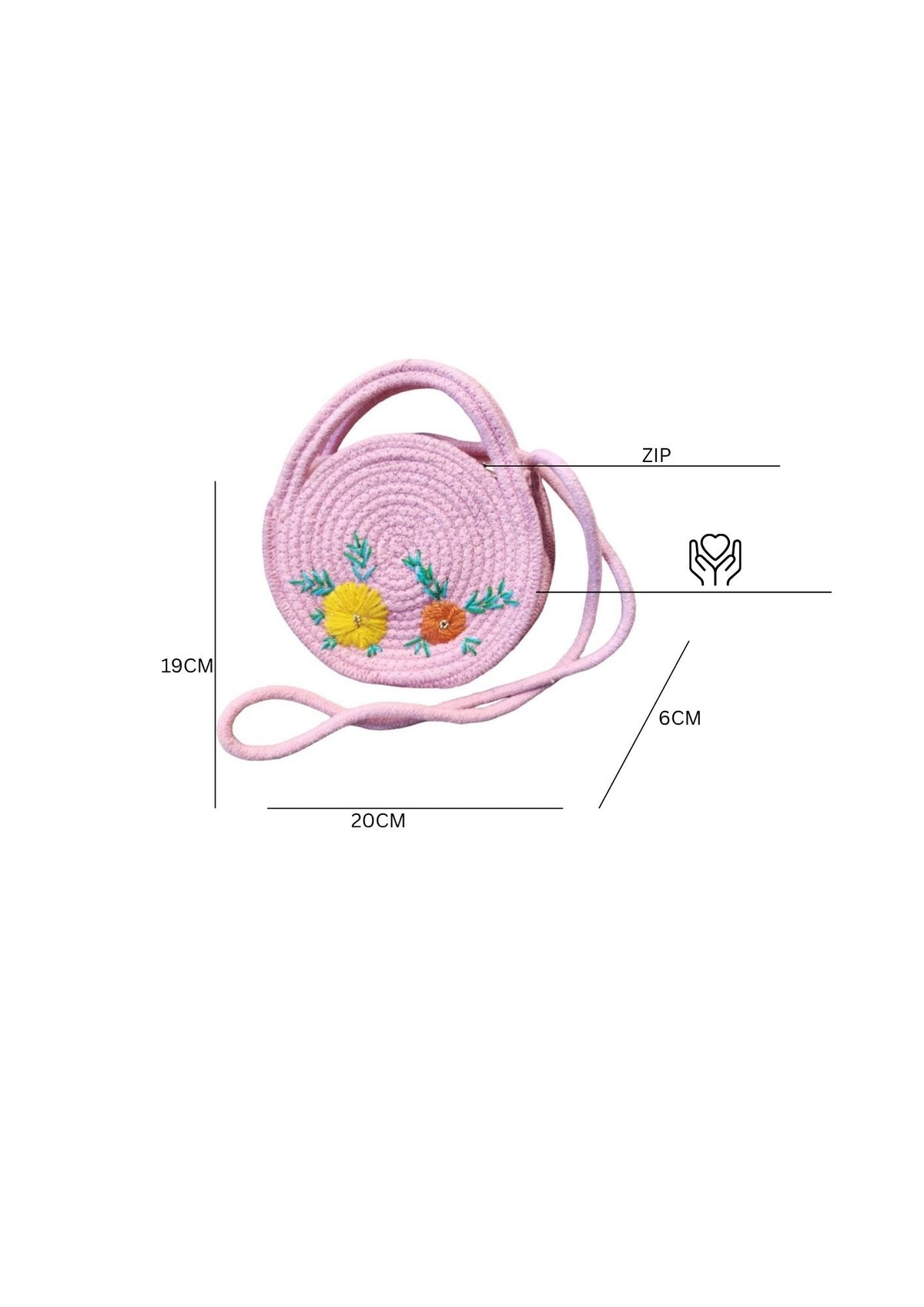 Straw Bags With Flower Esperance
