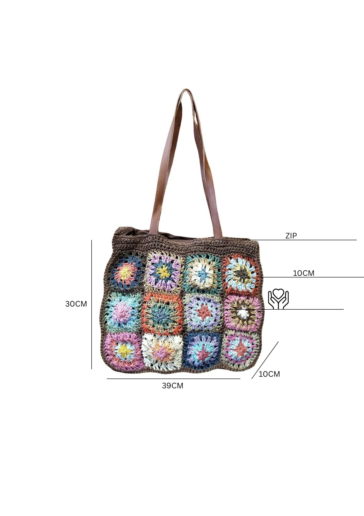 RAFFIA MULTI-COLOR HANDBAG Esperance
