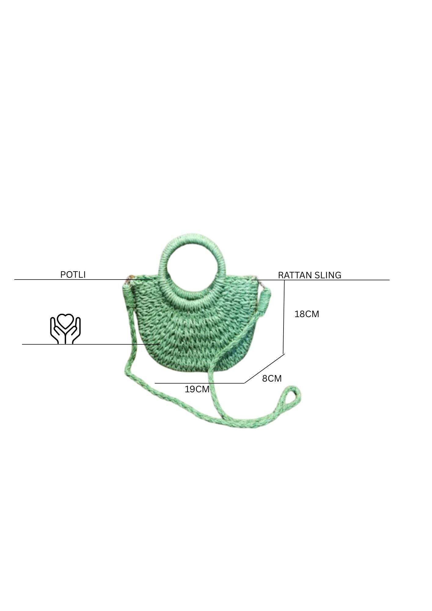Rattan Sling Bag Esperance