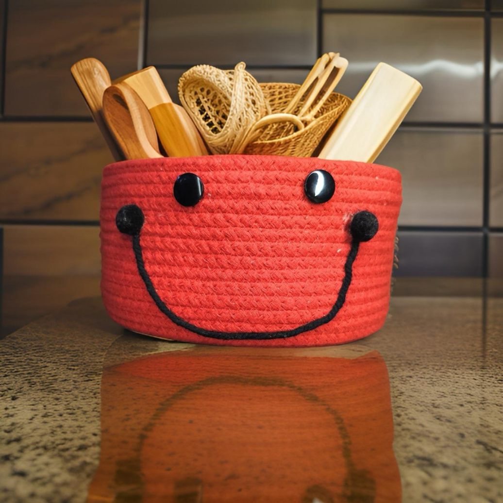 Cotton Smiley Face Container Esperance