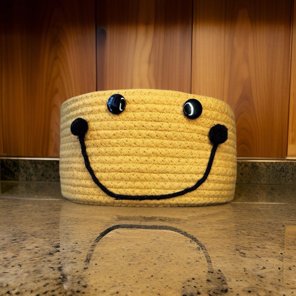 Cotton Smiley Face Container Esperance