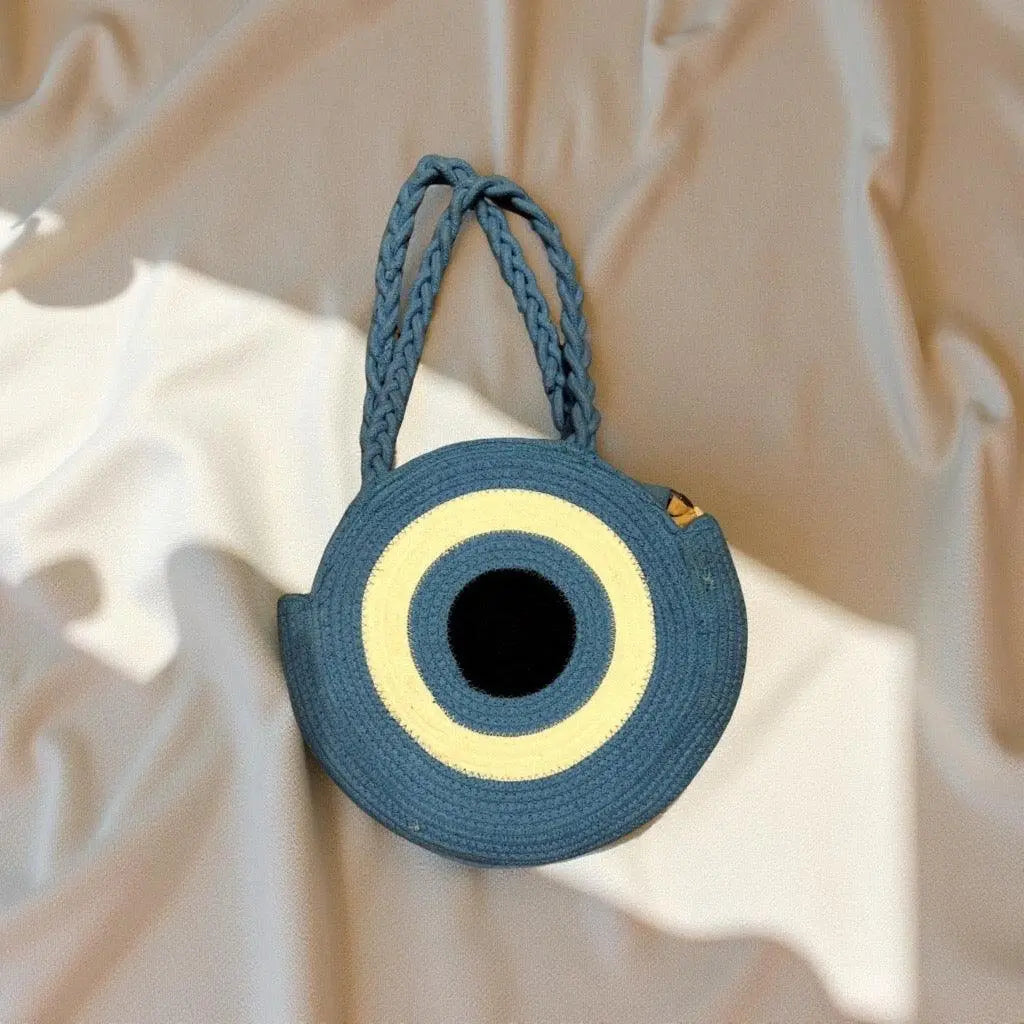 Evil Eye Straw hand bag Esperance
