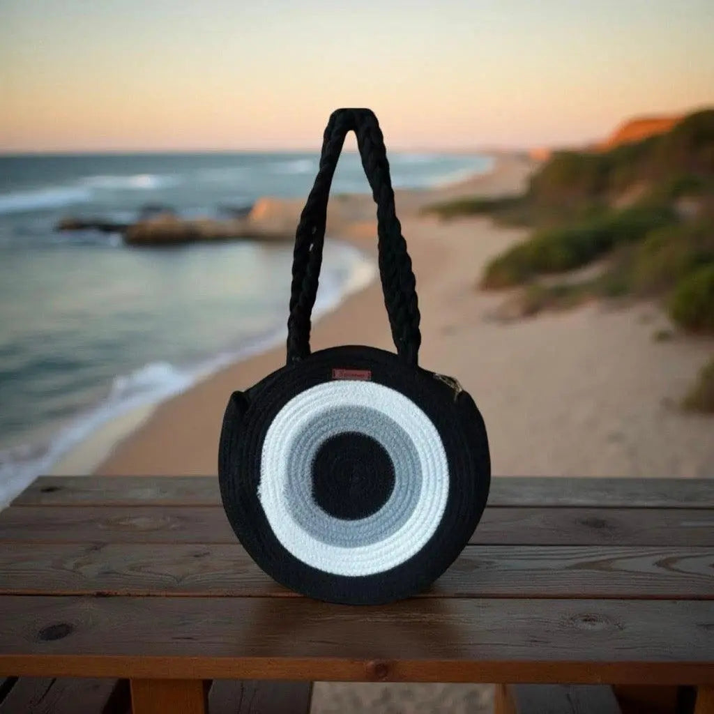 Evil Eye Straw hand bag Esperance