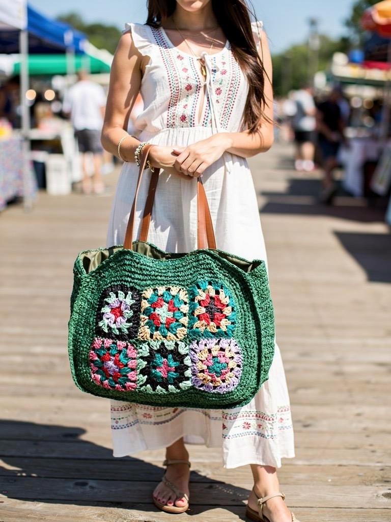 RAFFIA HANDBAG Esperance