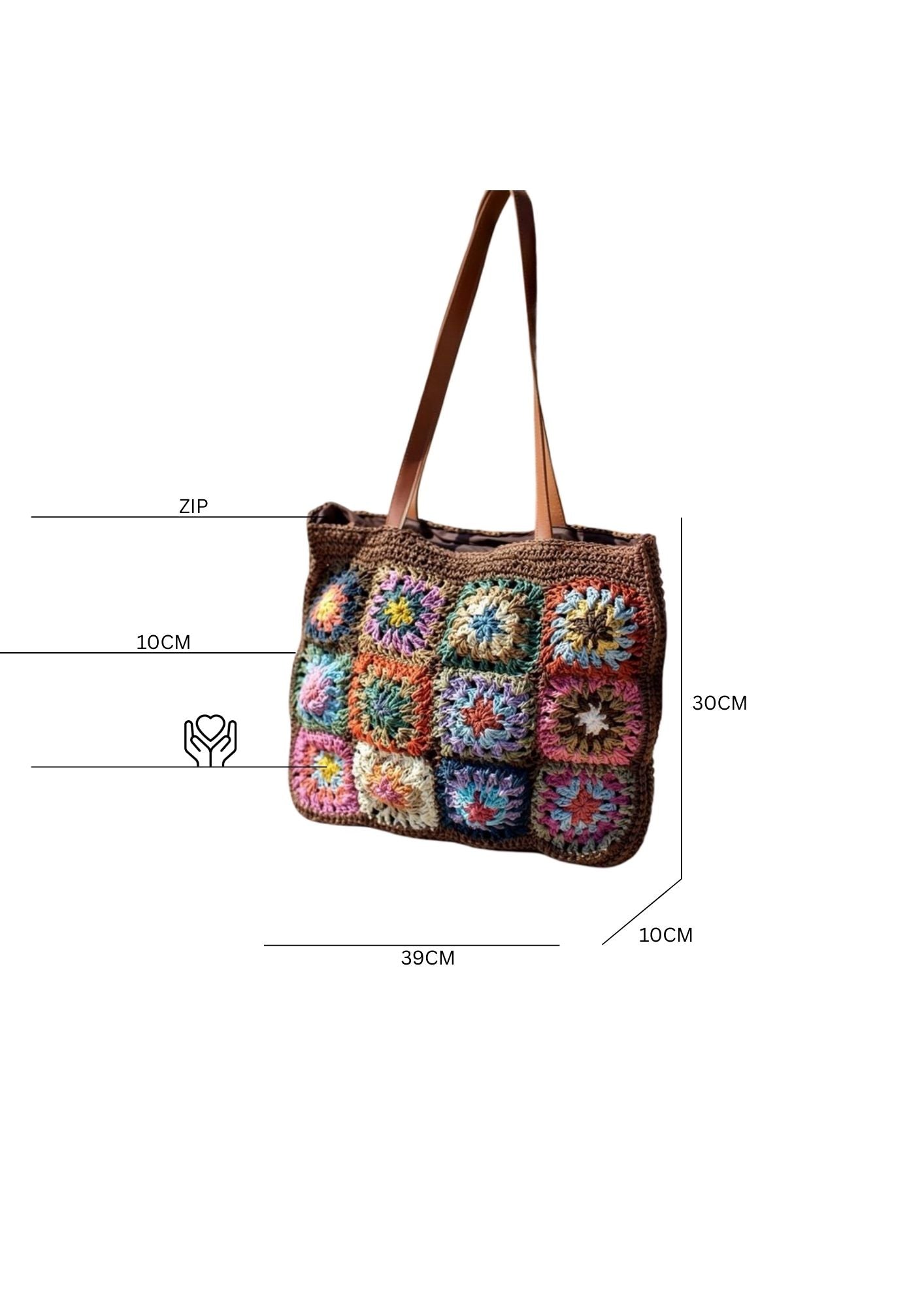 RAFFIA MULTI-COLOR HANDBAG Esperance
