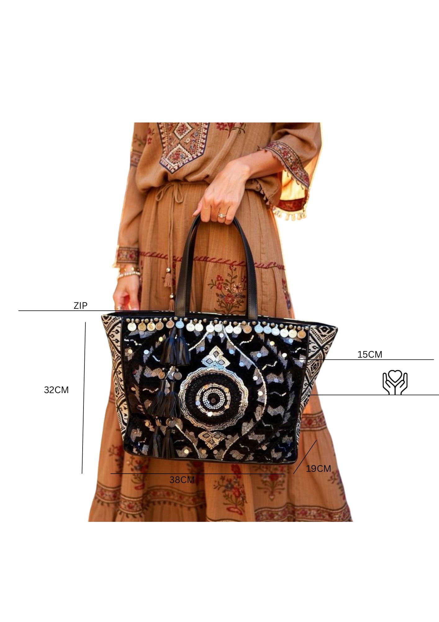 BOLLYWOOD NIGHT TOTE Esperance