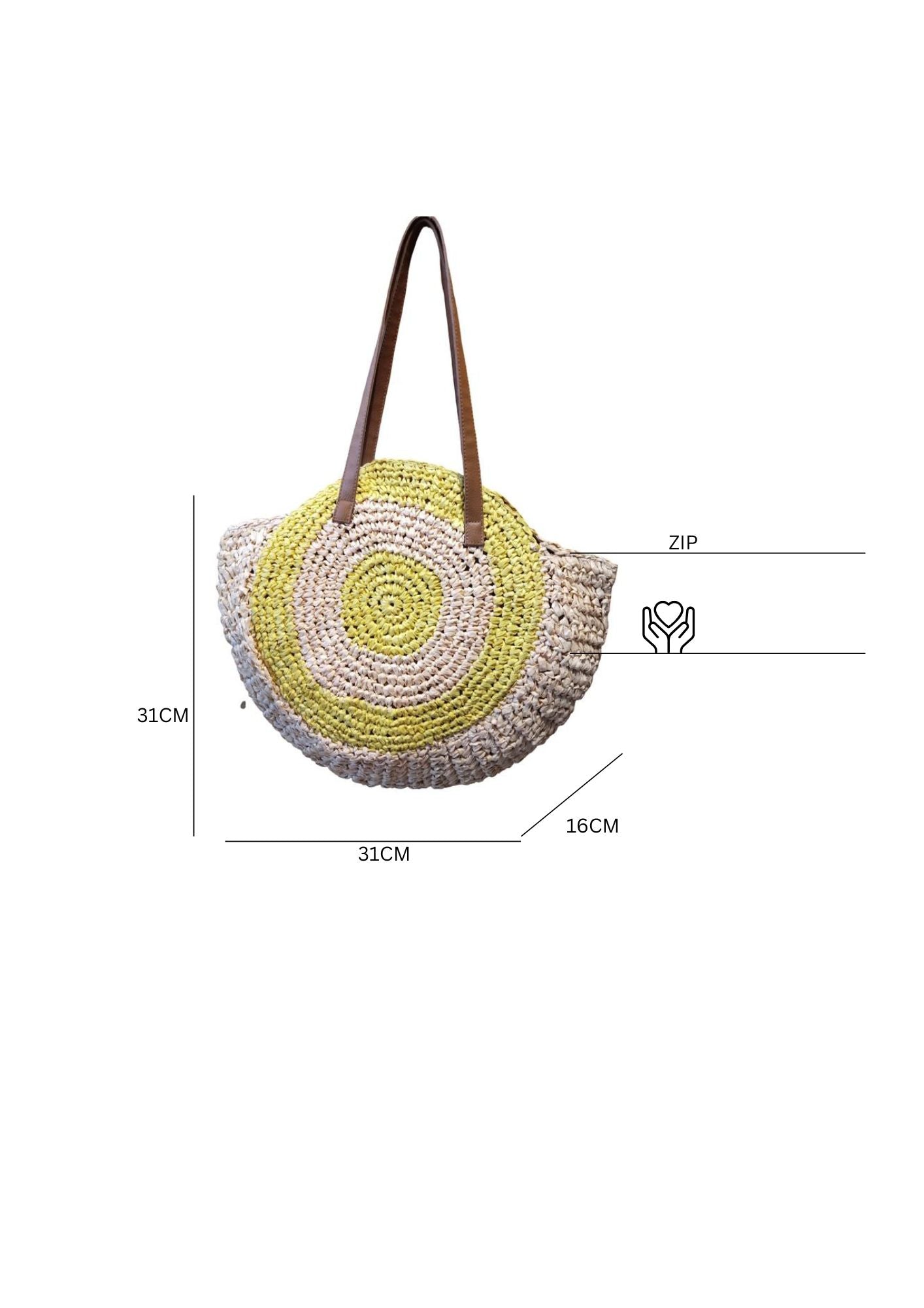 Raffia Evil Eye Bags Esperance