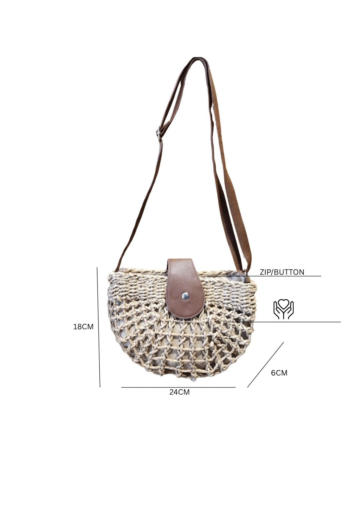 Rattan Sling Bag Esperance