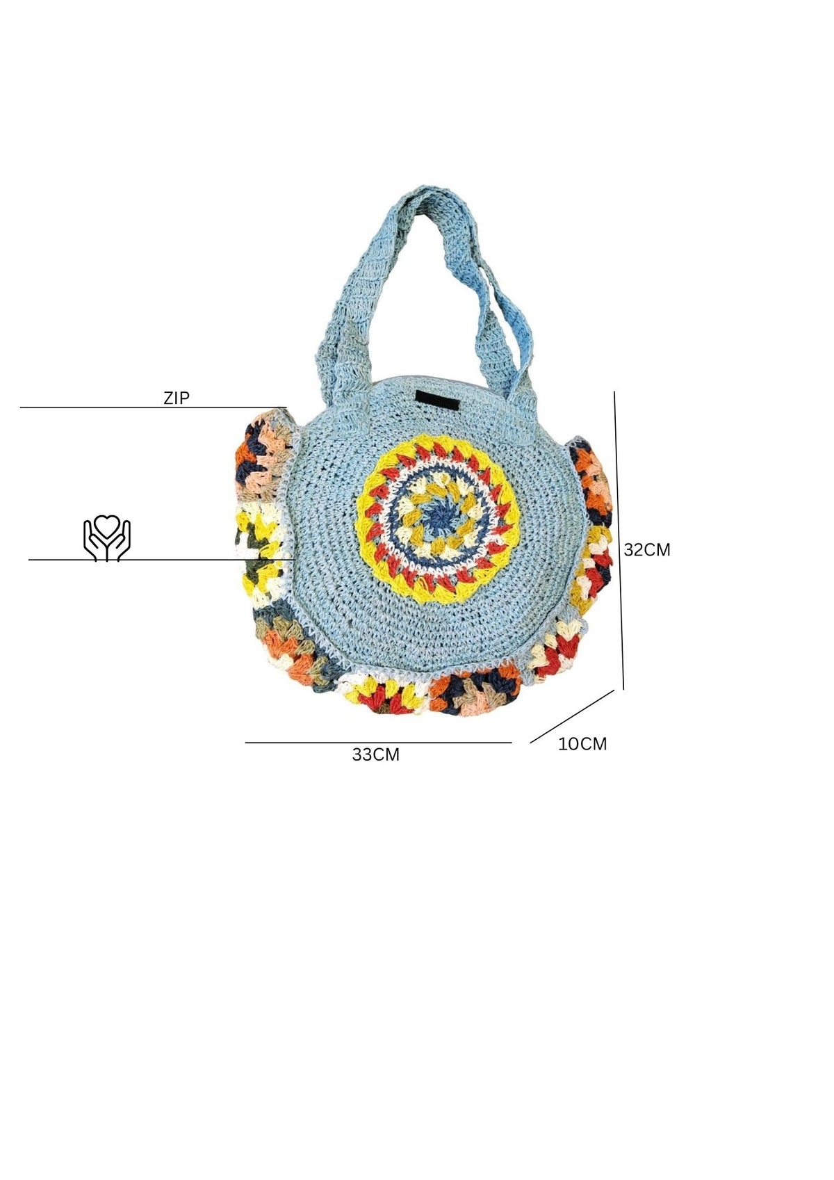 Raffia Round Bag Esperance