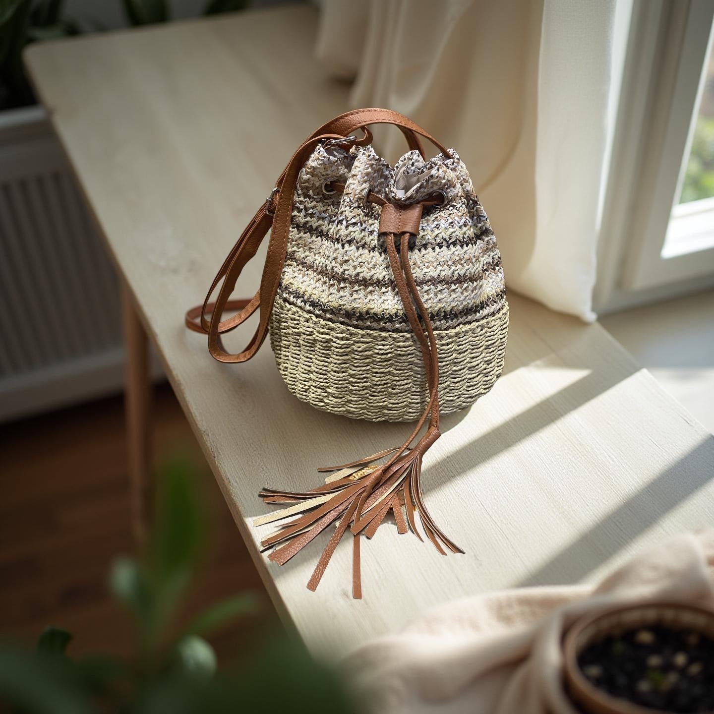 Rattan Sling Bag Esperance